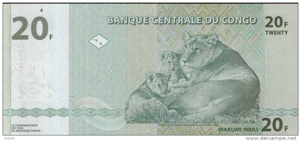 CONGO / UNC. / 2 SCANS . - Unclassified