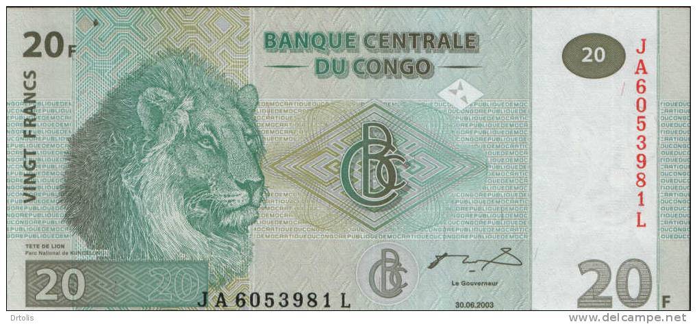 CONGO / UNC. / 2 SCANS . - Non Classés