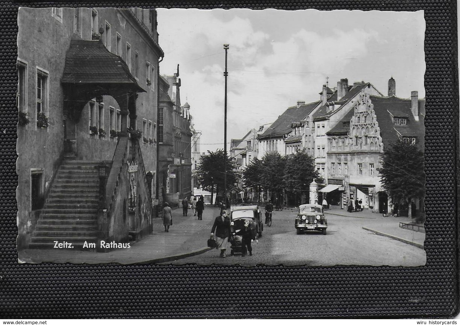 AK 0413  Zeitz - Partie Am Rathaus / Ostalgie , DDR Um 1959 - Zeitz