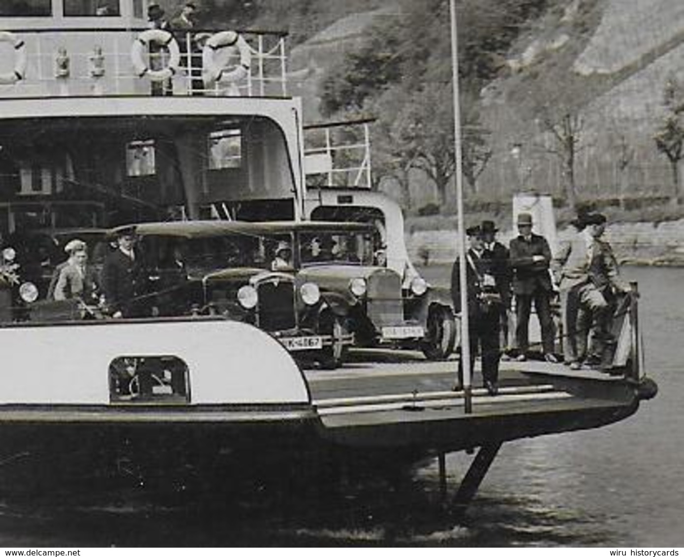 AK 0413  Fähre Zwischen Konstanz Und Meersburg / Verlag Walter Um 1938 - Fähren