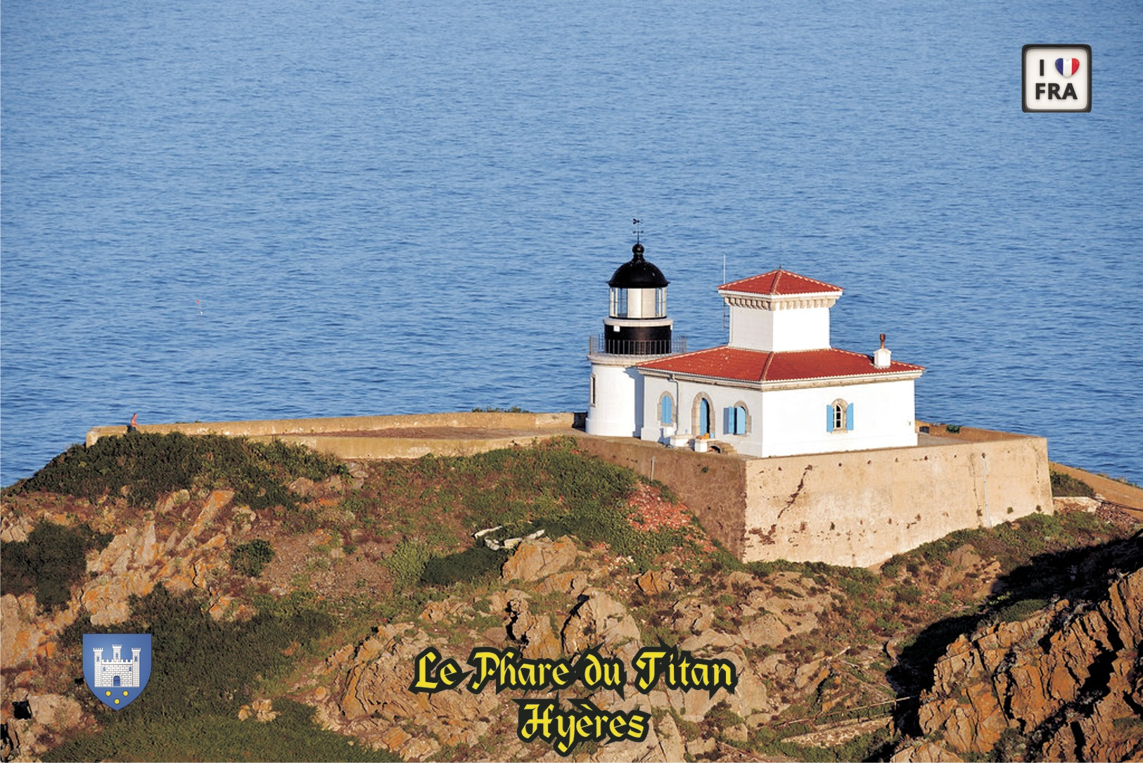 Set 6 Cartes Postales, Phares, Lighthouses Of Europe, France,  Hyères, Le Phare Du Titan - Fari