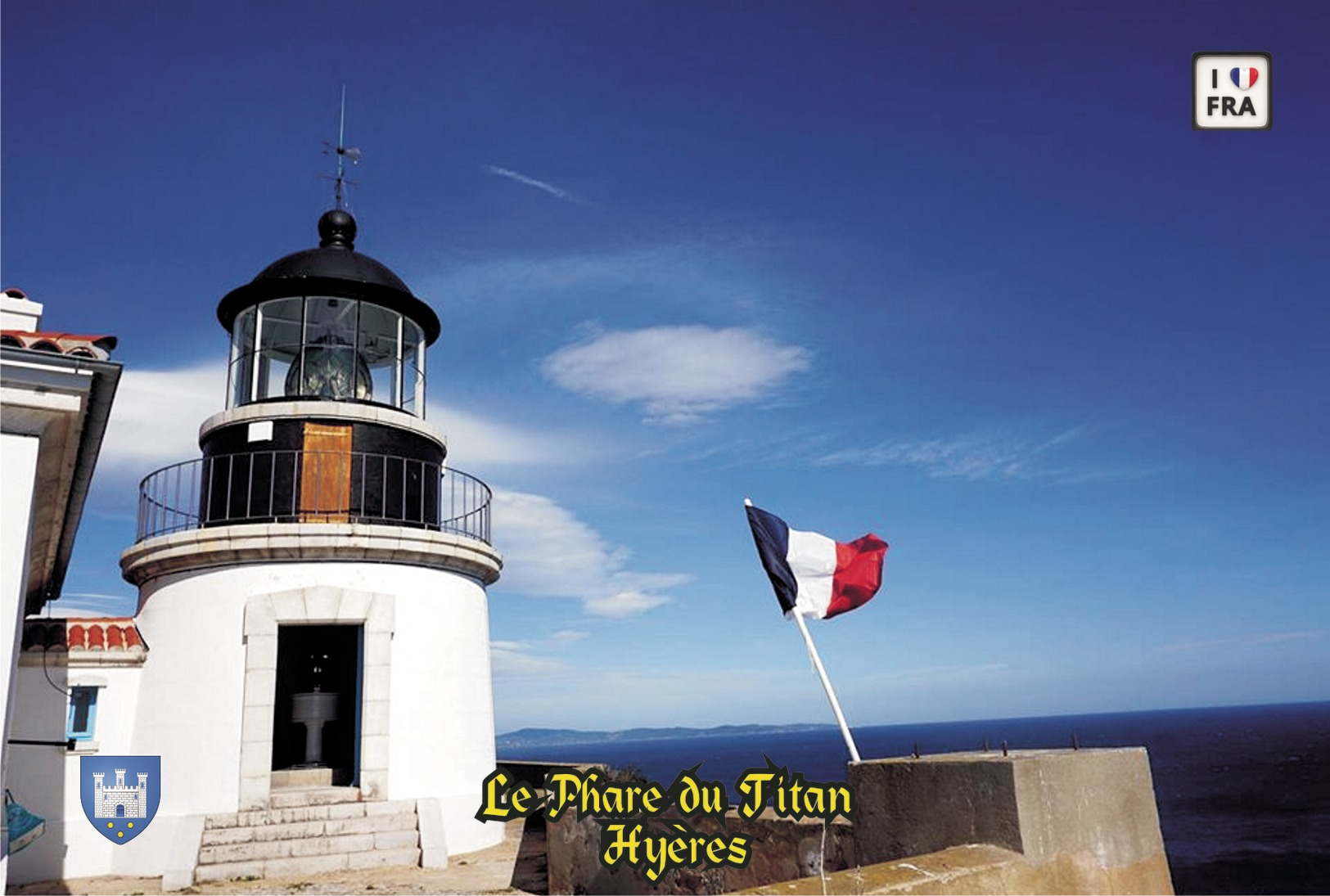 Set 6 Cartes Postales, Phares, Lighthouses Of Europe, France,  Hyères, Le Phare Du Titan - Fari