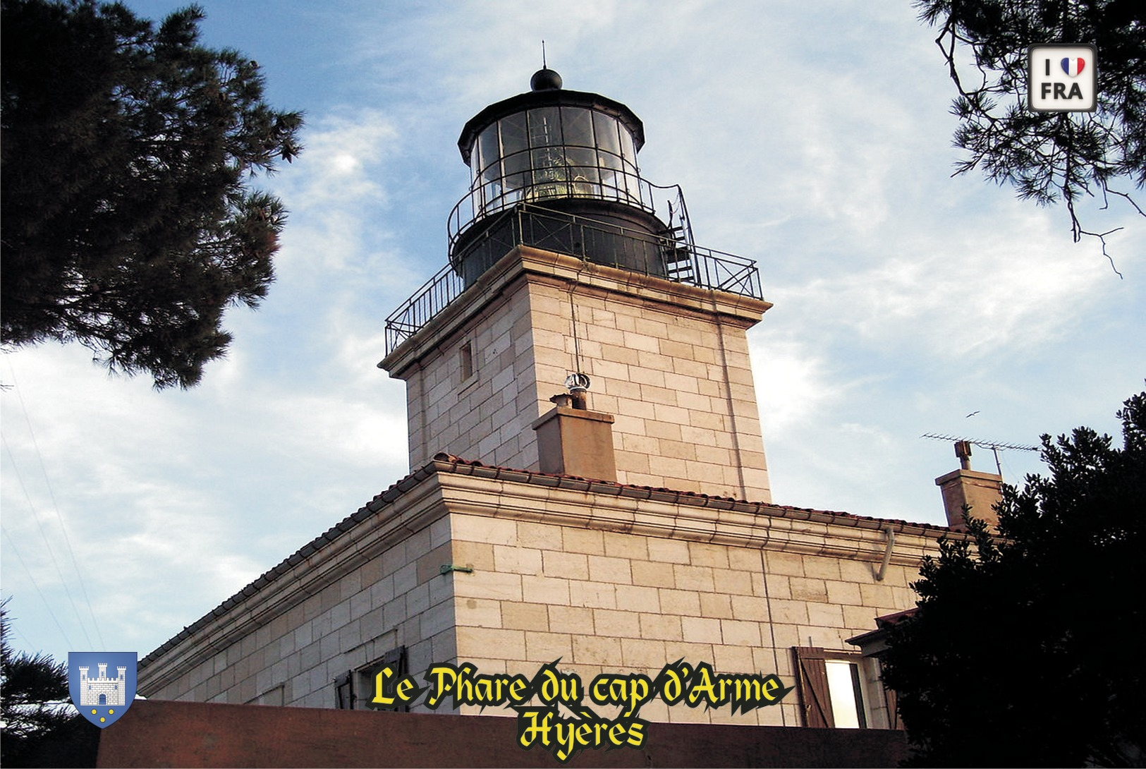 Set 6 Cartes Postales, Phares, Lighthouses Of Europe, France,  Hyères, Le Phare Du Cap D'Arme - Fari