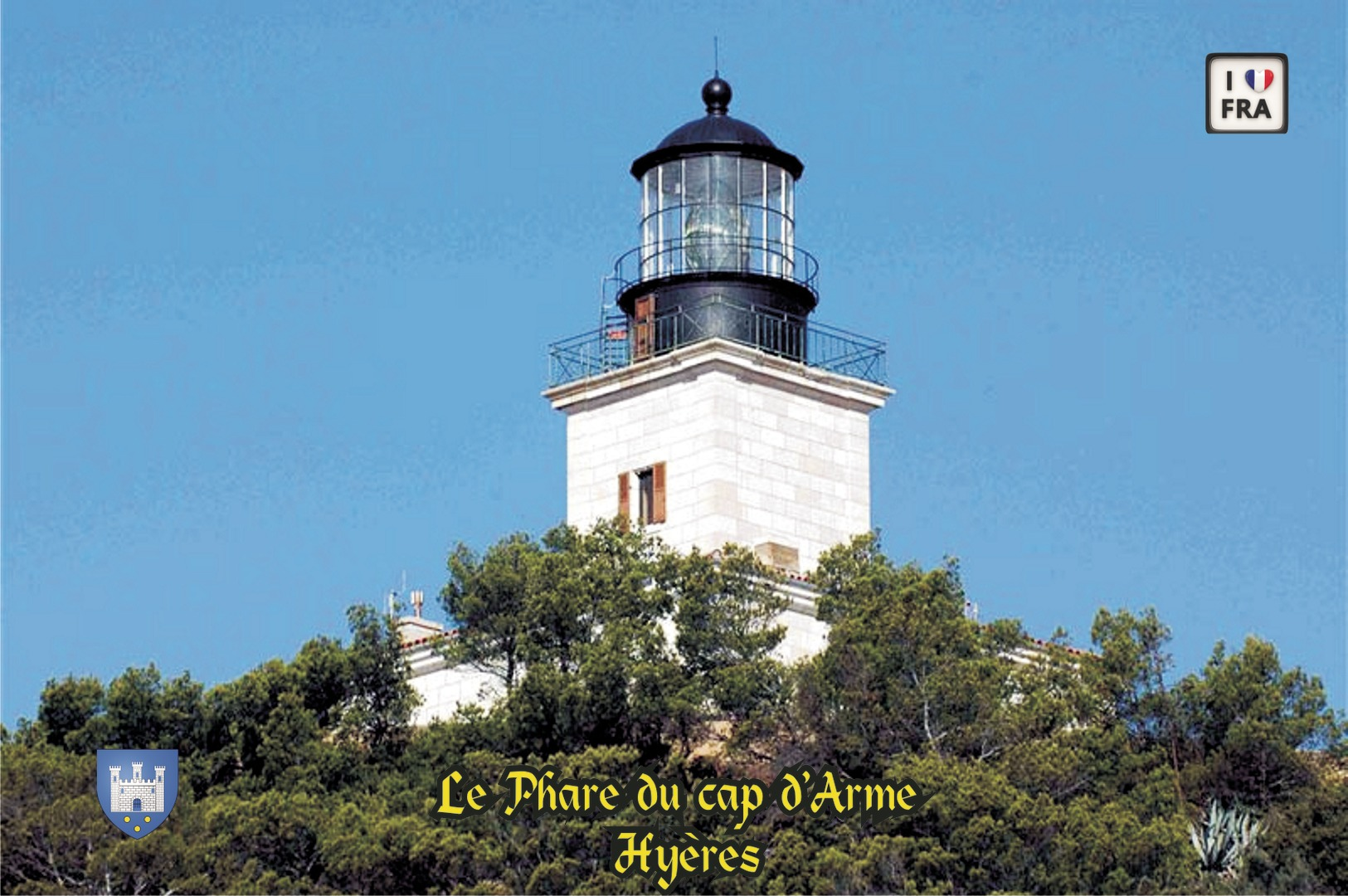 Set 6 Cartes Postales, Phares, Lighthouses Of Europe, France,  Hyères, Le Phare Du Cap D'Arme - Fari