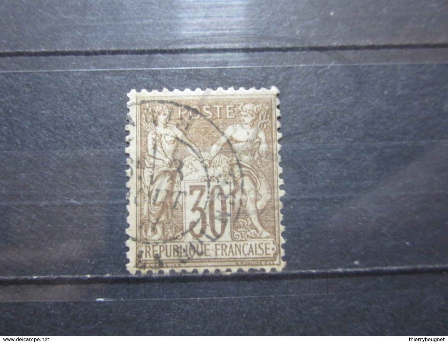 VEND BEAU TIMBRE DE FRANCE N° 69 , OBLITERATION " PARIS - PL. DE LA BOURSE " !!! (b) - 1876-1878 Sage (Type I)