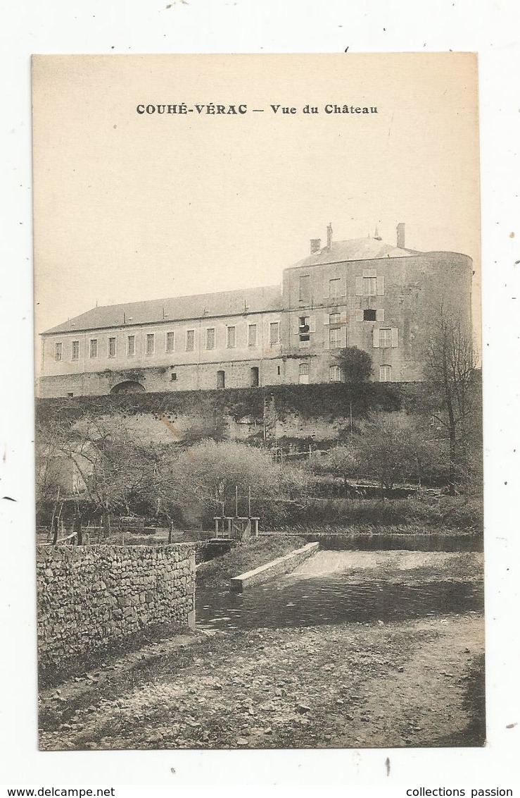 Cp ,86 , COUHE-VERAC , Vue Du Château ,vierge - Couhe