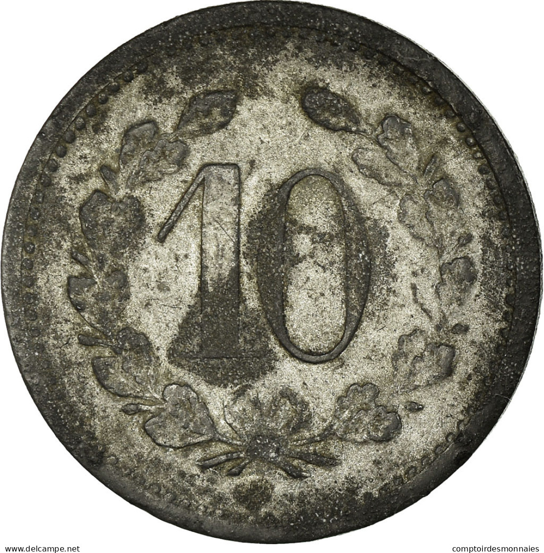 Monnaie, Allemagne, Stadtgemeinde Zirndorf, Zirndorf, 10 Pfennig, 1917, TTB - Notgeld