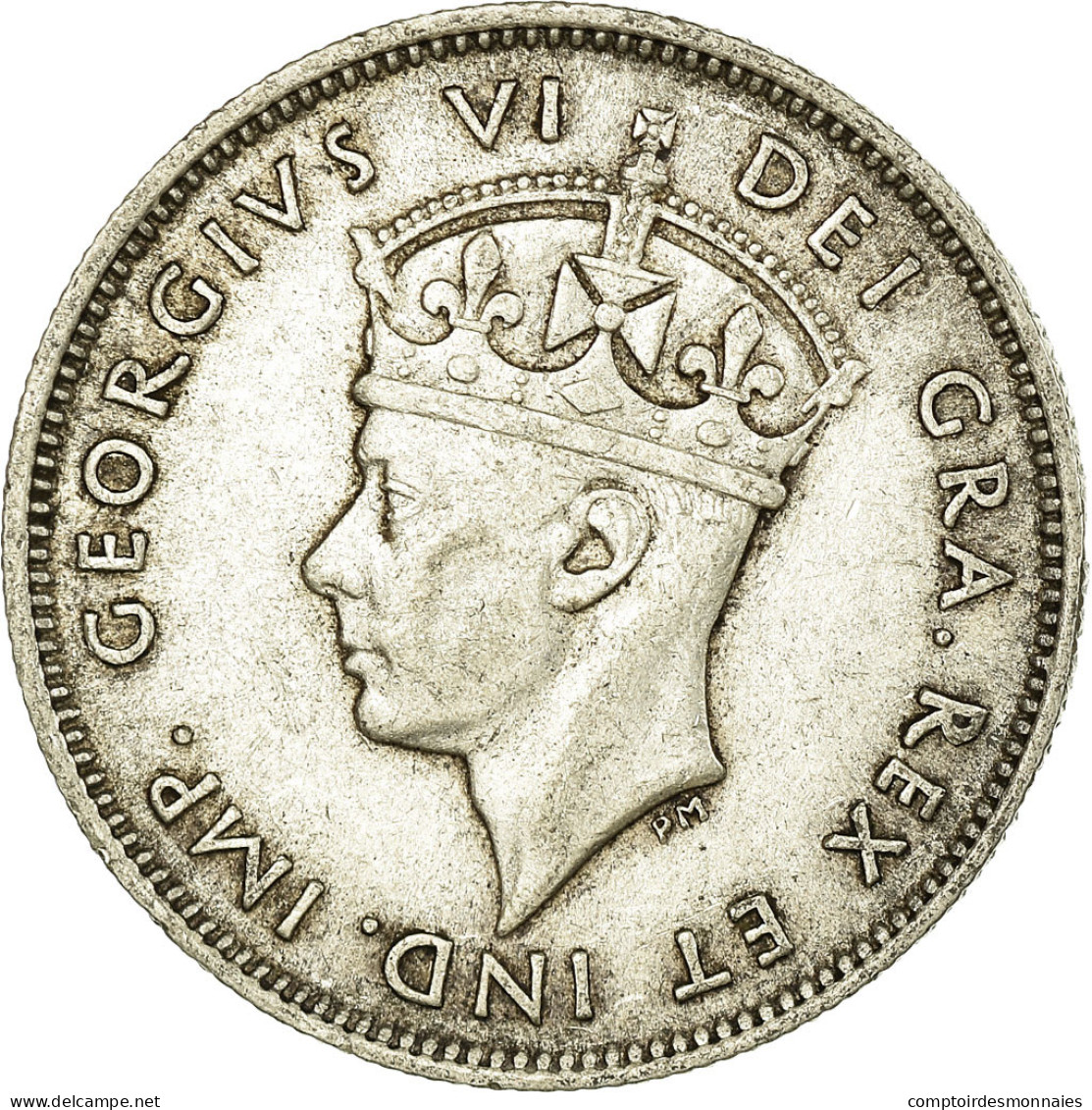 Monnaie, Chypre, George VI, 9 Piastres, 1940, TTB, Argent, KM:25 - Chypre