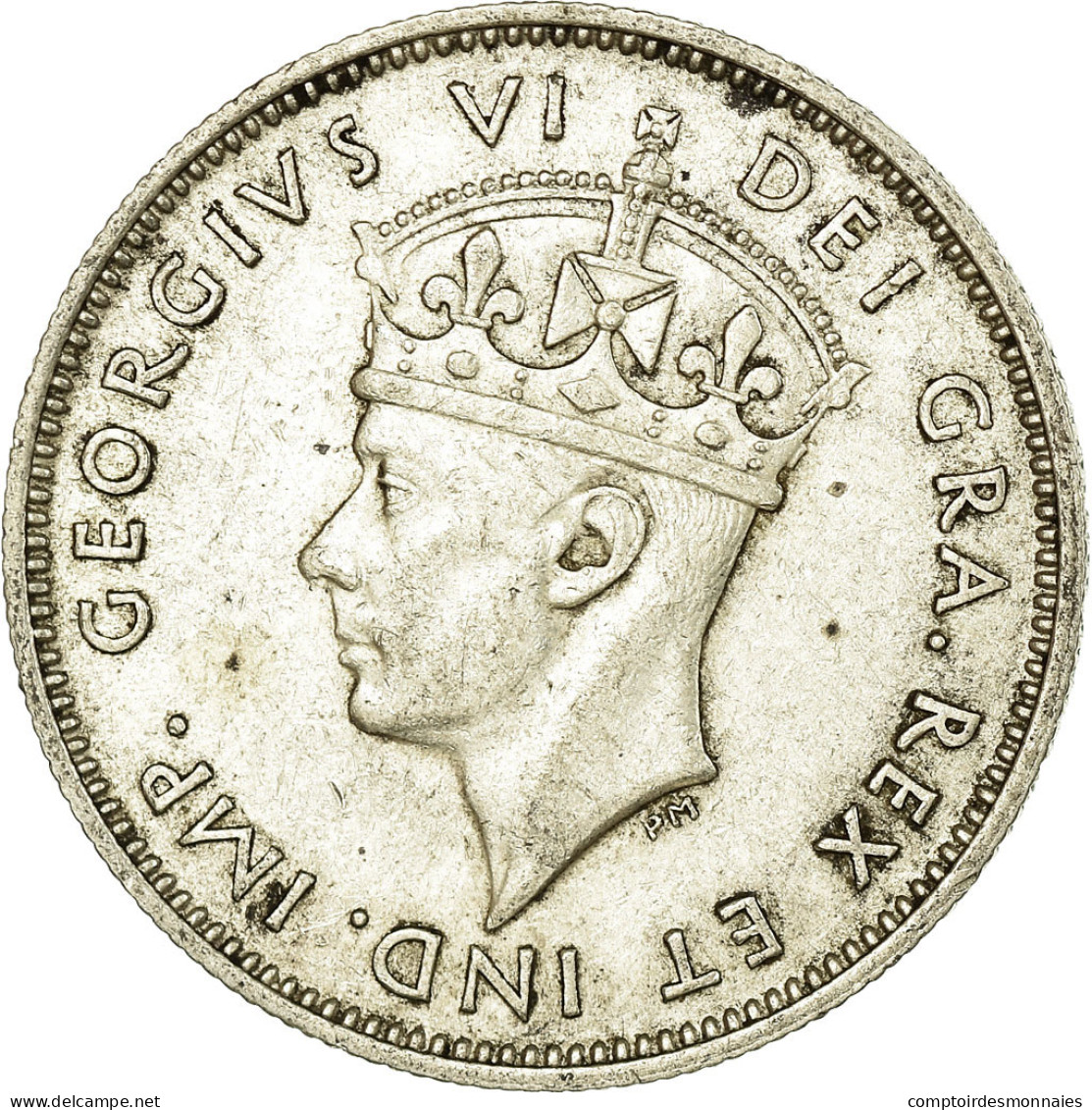 Monnaie, Chypre, George VI, 9 Piastres, 1940, TTB+, Argent, KM:25 - Chypre