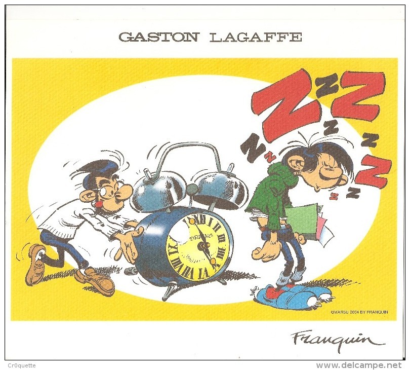 GASTON LAGAFFE Par FRANQUIN En 2004 - Illustrators D - F