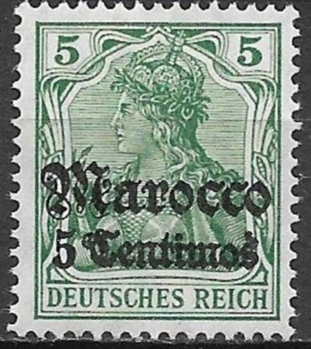 Germany - Deutsche Post In Morocco,1906 Mi. Nr.35 MNH - Deutsche Post In Marokko