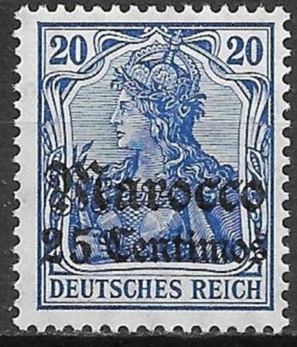 Germany - Deutsche Post In Morocco,1906 Mi. Nr.37a MNH - Deutsche Post In Marokko