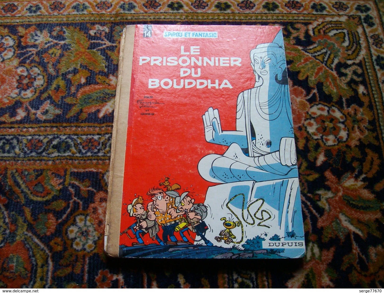 Spirou Et Fantasio Franquin Le Prisonnier Du Bouddha 1960 édition Originale Eo Dupuis - Spirou Et Fantasio