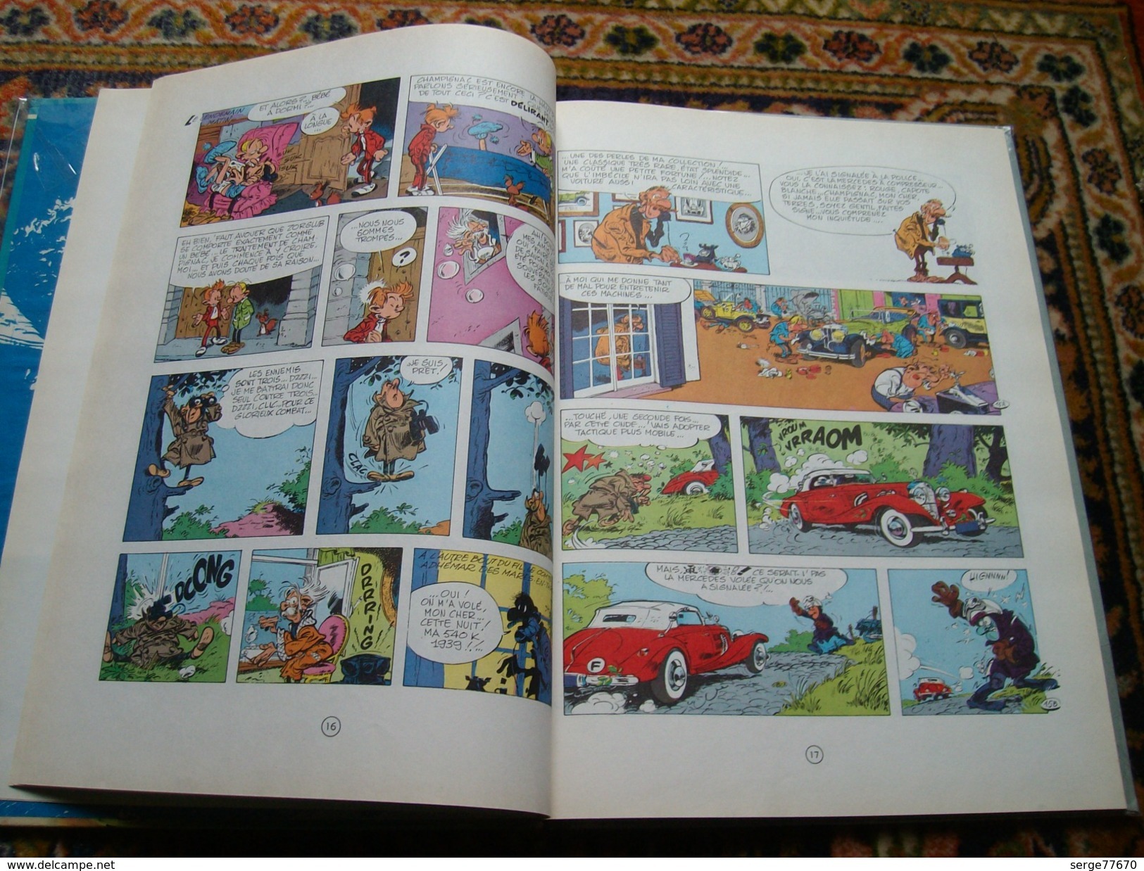 Spirou et Fantasio Franquin Panade à Champignac 1969 édition originale titre en bleu eo Dupuis