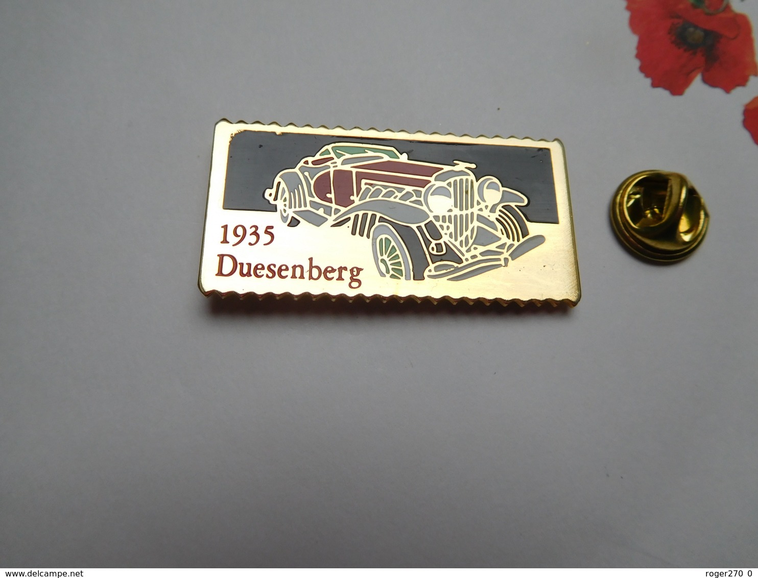 Beau Pin's Dentelé , Auto , Voiture Ancienne , Duesenberg 1935 - Autres & Non Classés