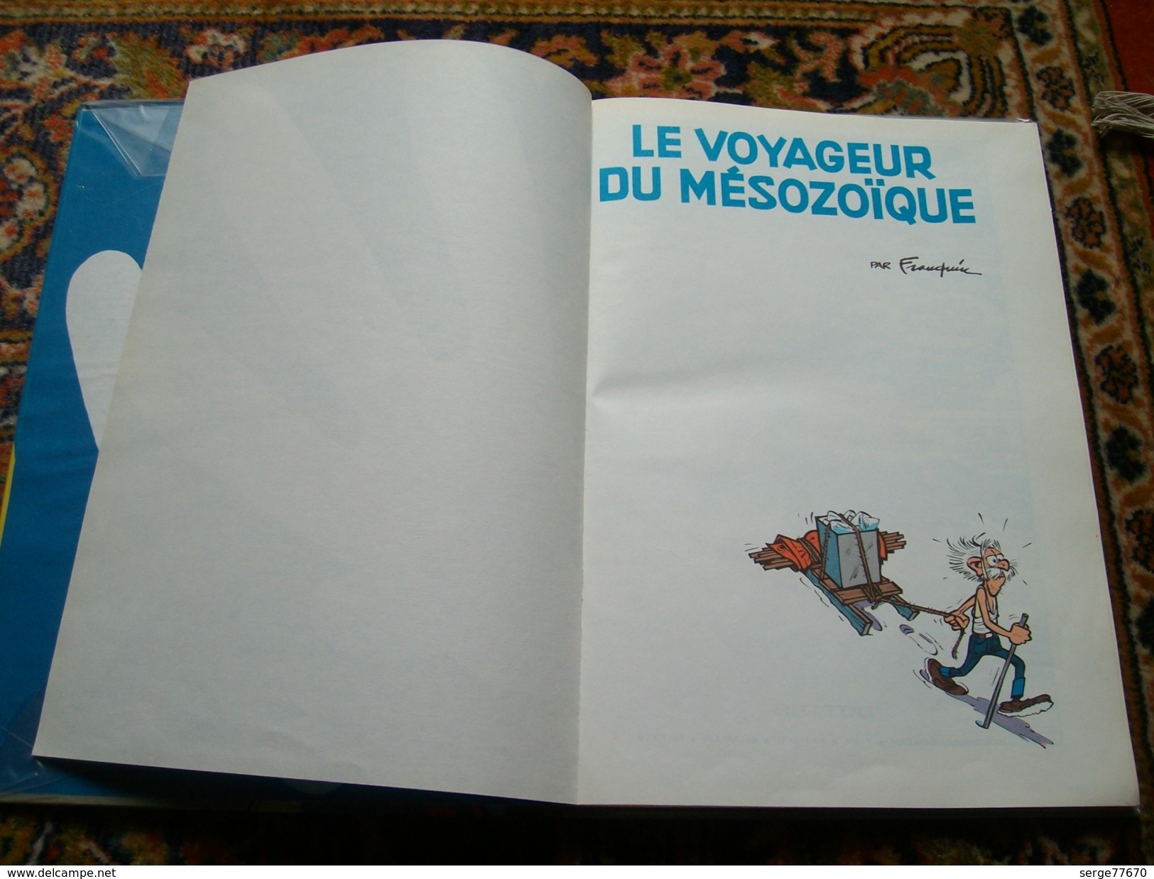 Spirou Et Fantasio Franquin Le Voyageur De Mésozoïque édition 1966 Dupuis - Spirou Et Fantasio