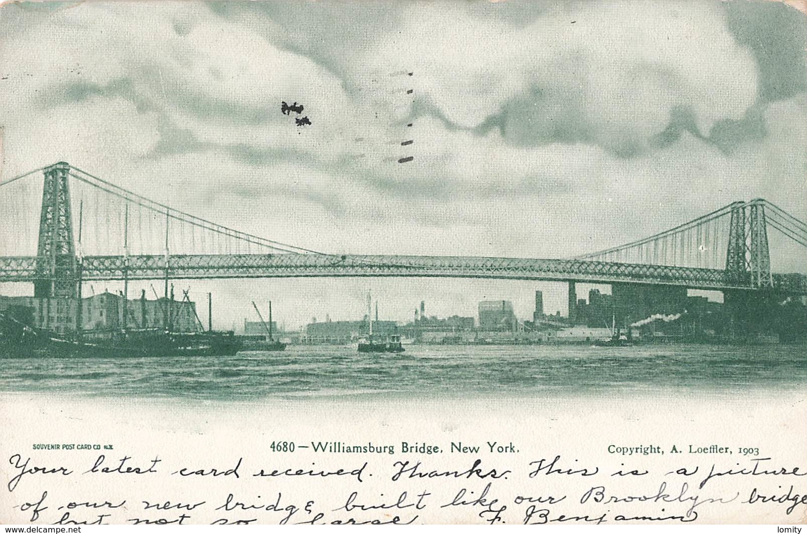 USA NY New York City Williamsburg Bridge Pont + Timbre - Bridges & Tunnels