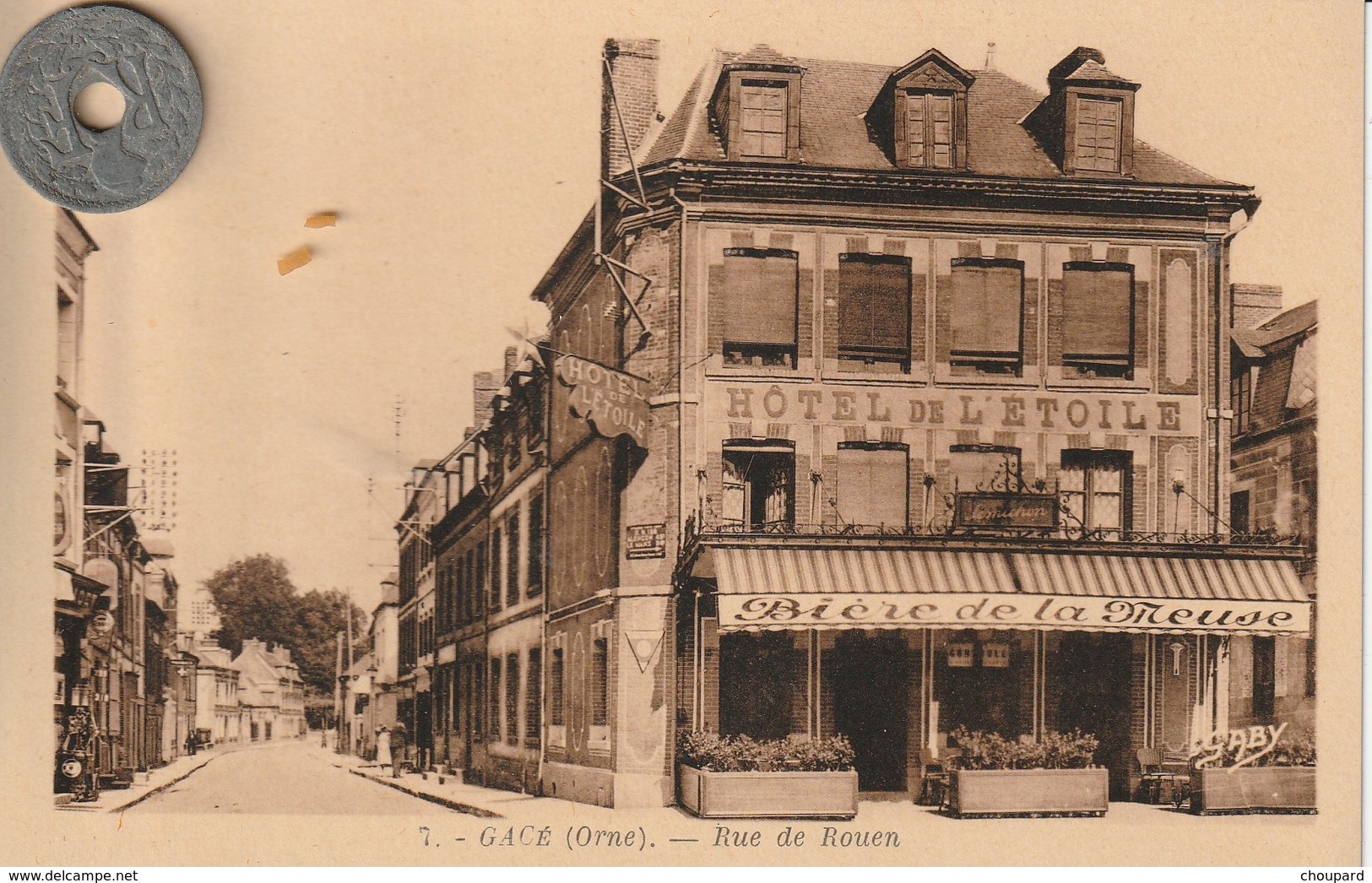 61 - Carte Postale Ancienne De  GACE  Rue De Rouen - Gace