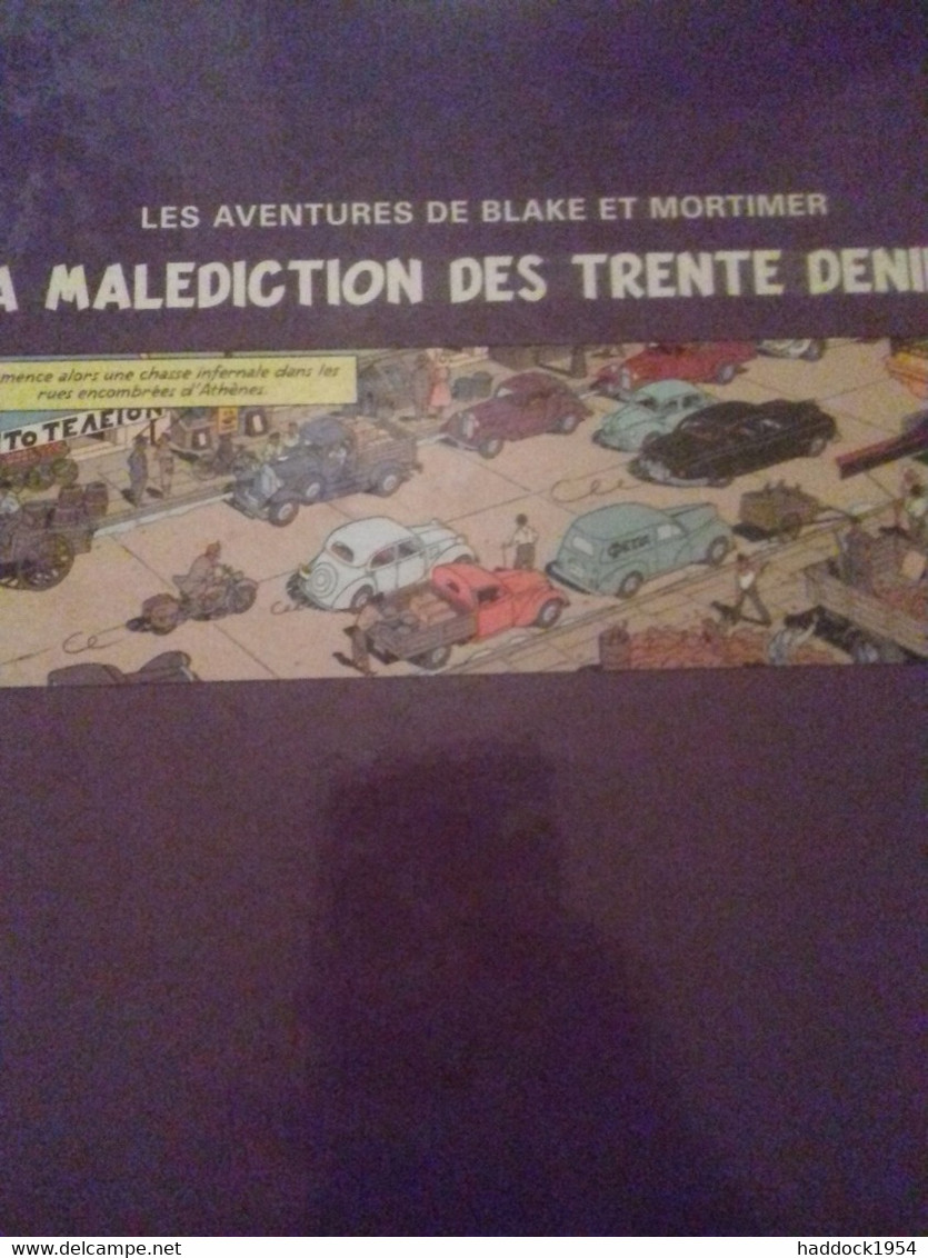 la malédiction des trente deniers les 2 tomes JEAN VAN HAMME RENE STERNE éditions blake et mortimer 2009-2010