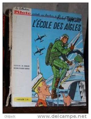 Charlier/Uderzo " L'ECOLE DES AIGLES " MICHEL TANGUY 1961 1ère édition Française Pilote (cote BDM 800€)(col8b) - Tanguy Et Laverdure