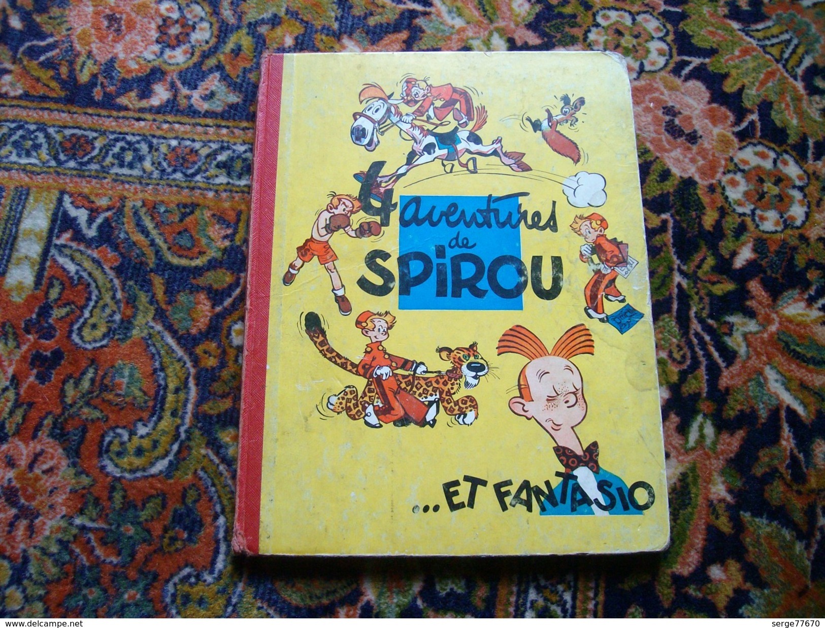 Spirou Et Fantasio Franquin 4 Aventures De 1956 édition Originale Française Eo Dupuis - Spirou Et Fantasio
