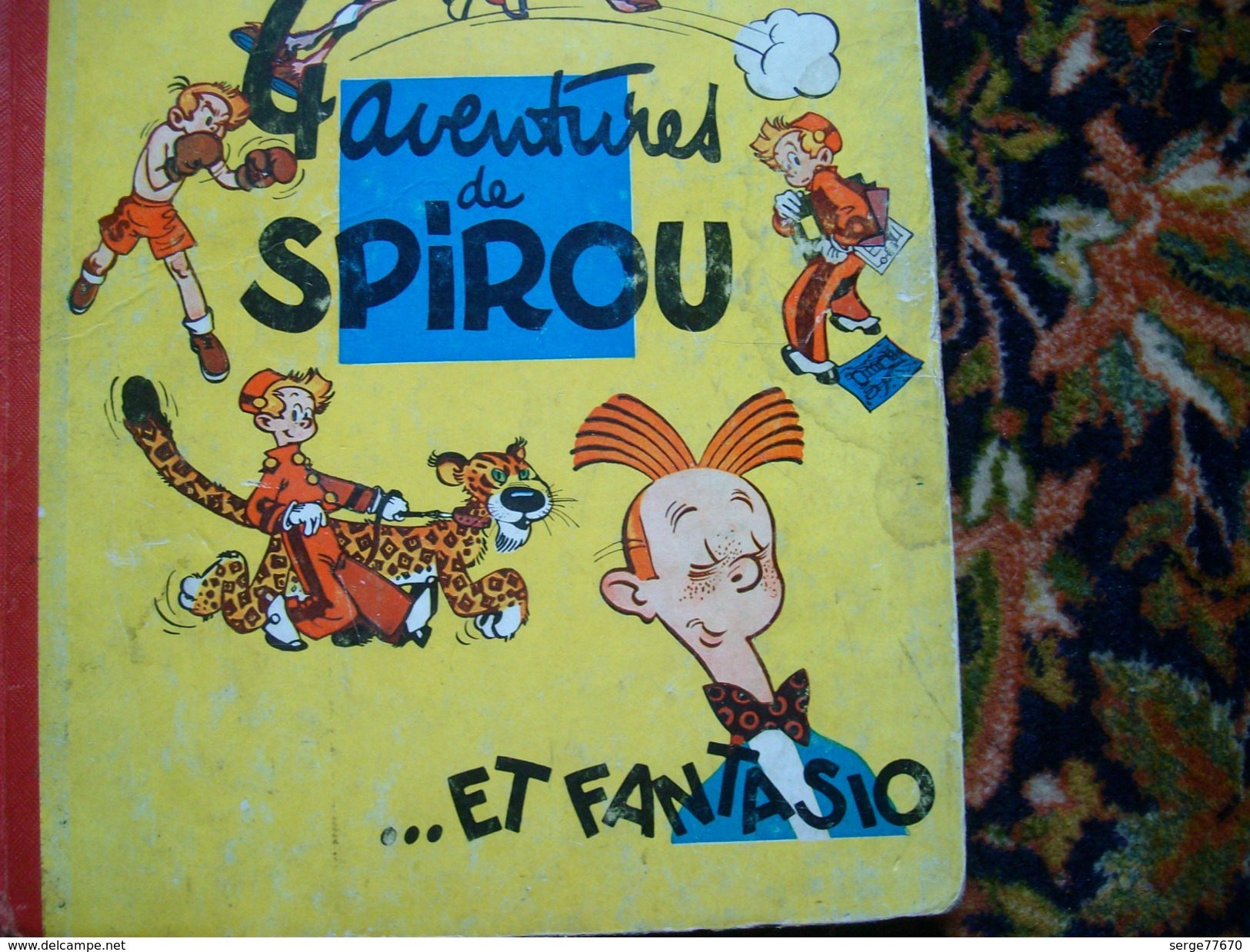 Spirou Et Fantasio Franquin 4 Aventures De 1956 édition Originale Française Eo Dupuis - Spirou Et Fantasio