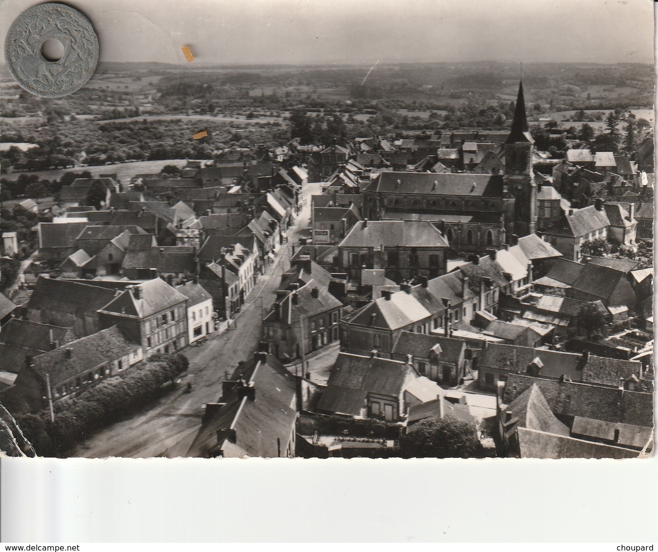 61  - Carte Postale Semi Moderne Dentelée De  MOULINS LA MARCHE  Vue Aérienne - Moulins La Marche