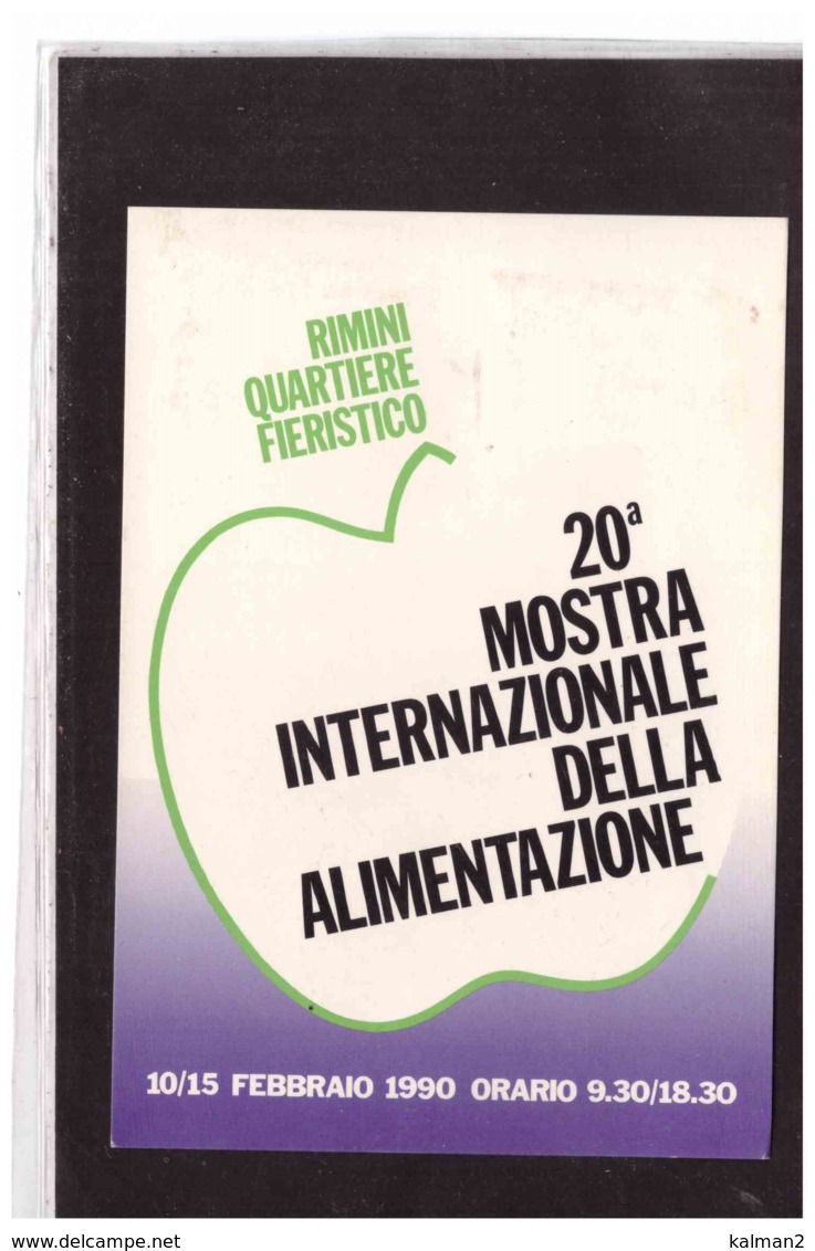 TEM10962  -  RIMINI  10.2.990     /   20°  MOSTRA INTERNAZIONALE ALIMENTAZIONE - Food