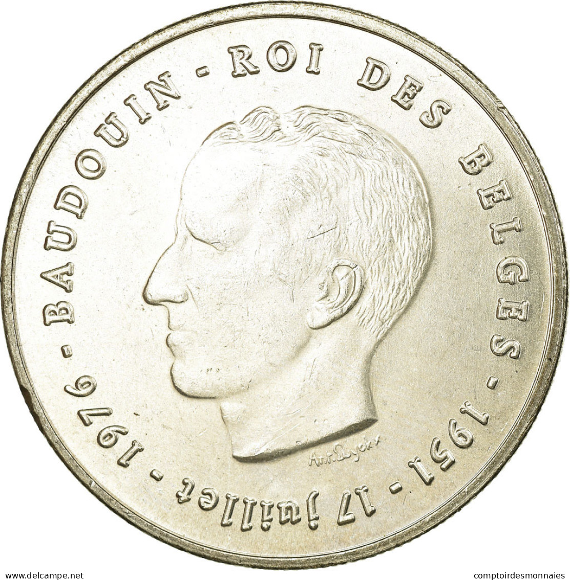 Belgique, 250 Francs, 250 Frank, 1976, SUP, Argent, KM:157.1 - 250 Frank