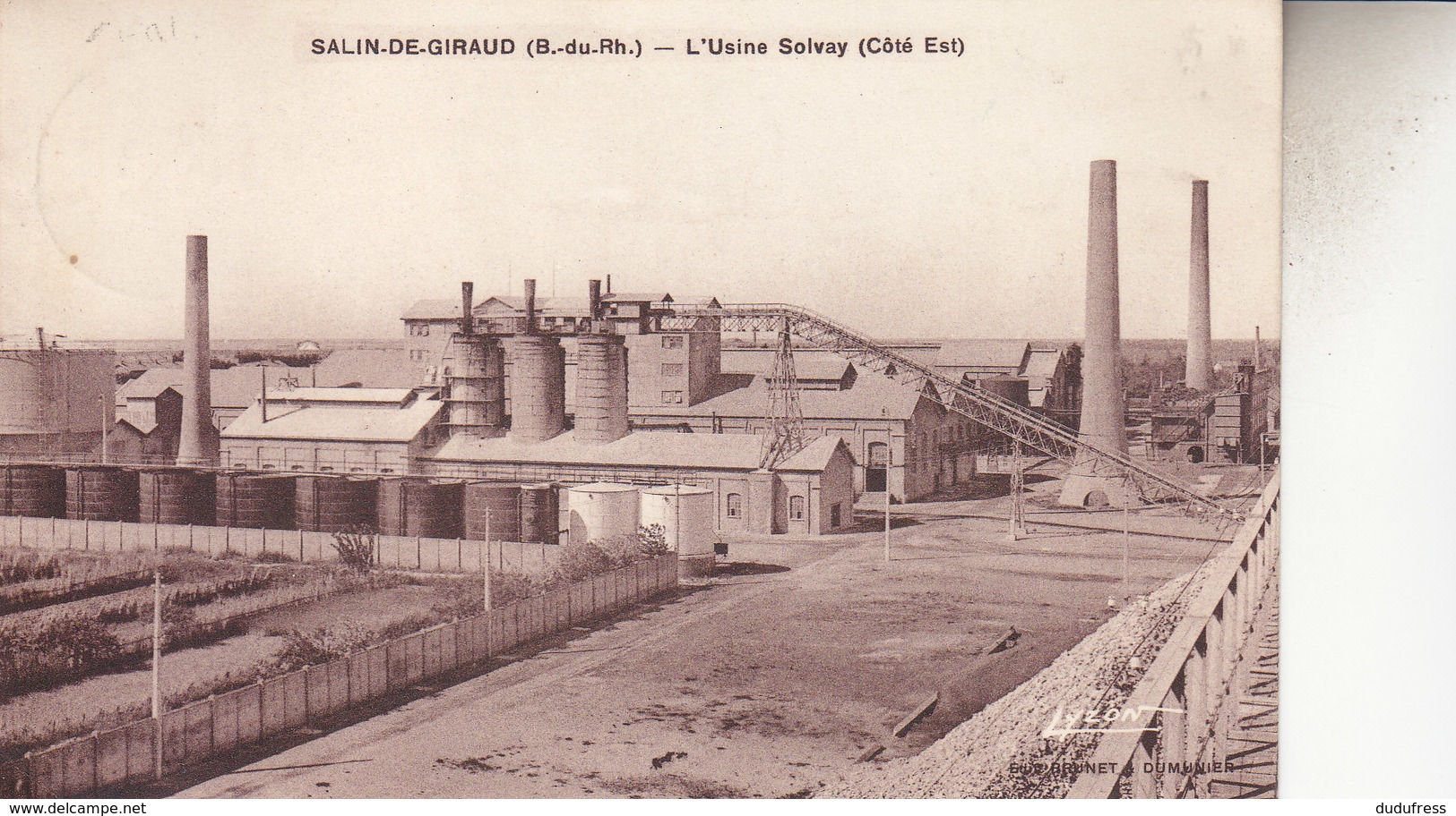 SALIN DE GIRAUD  L USINE SOLVAY  COTE EST - Autres & Non Classés