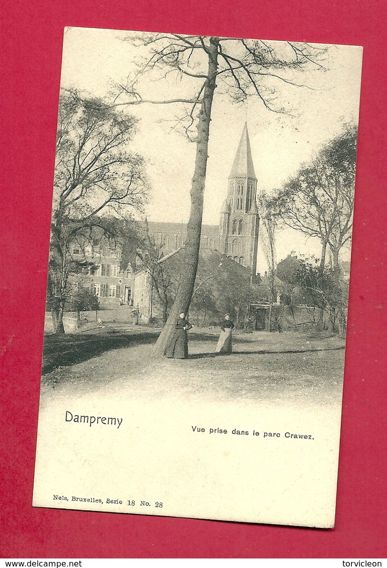 C.P. Dampremy  =  Vue  Prise  Dans Le Parc  De CRAWEZ - Charleroi