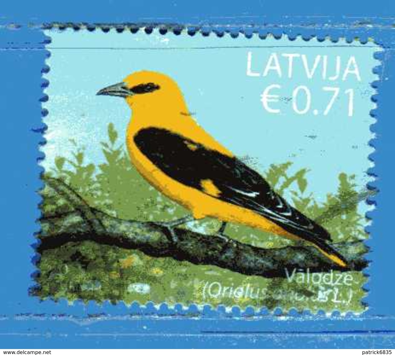 (Us.3) LETTONIA °- 2019 - UCCELLI BIRDS OISEAUX.  Usato - Lettonia