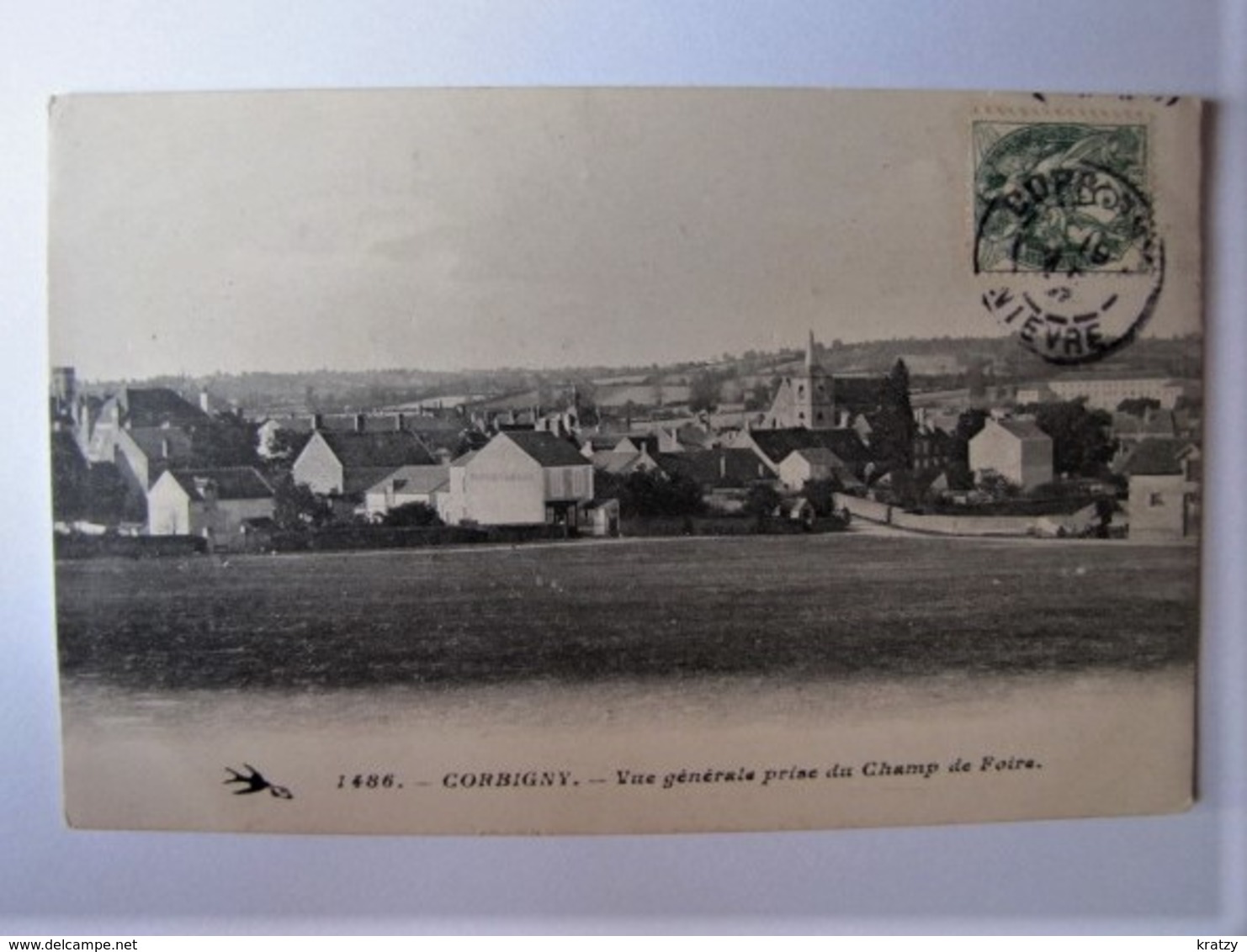 FRANCE - NIEVRE - CORBIGNY - Vue Générale Prise Du Champ De Foire - 1907 - Corbigny