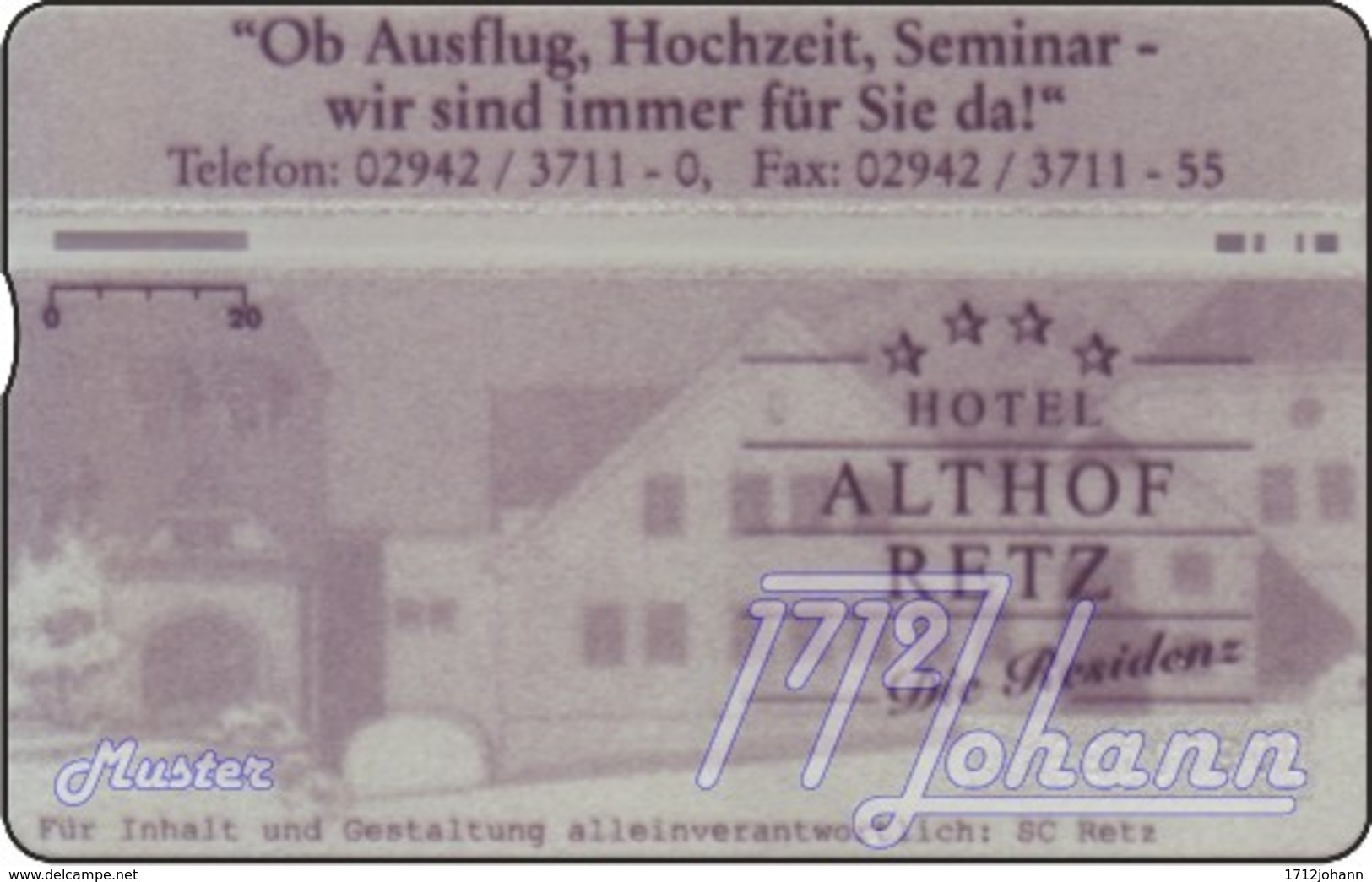 AUSTRIA Private: *SC Retz - Stadt* - SAMPLE [ANK F445] - Oesterreich