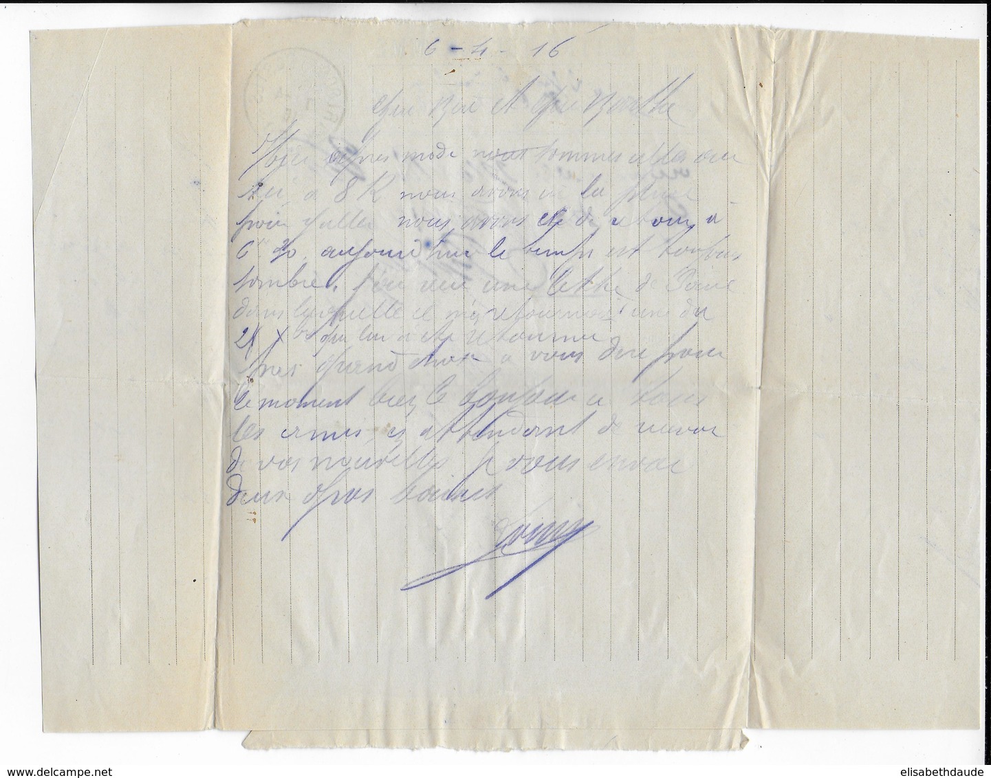 1916 - LETTRE TELEGRAMME FM MODELE RARE - Ed MARSEILLE - Du SP 170 => PRIVAS (ARDECHE) - Guerre De 1914-18