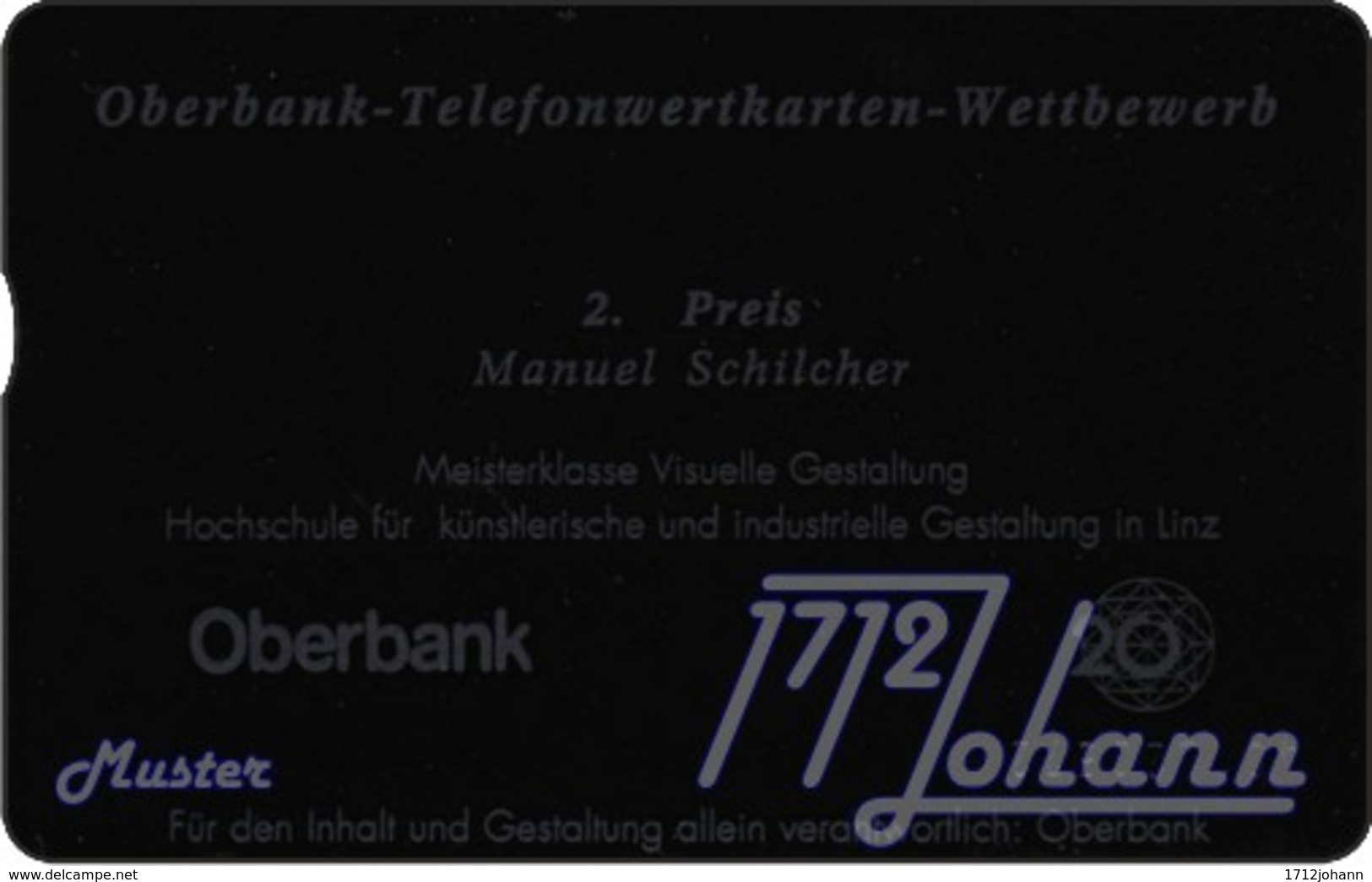 TWK Österreich Privat: "Oberbank Wettbew. 93 - 1" Gebr. - Oesterreich