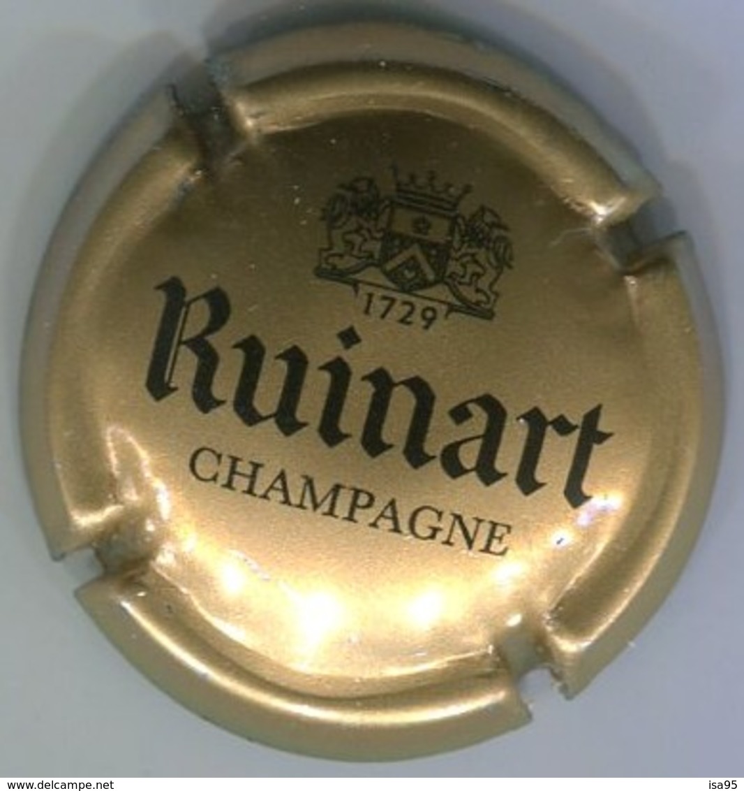 CJ-CAPSULE-CHAMPAGNE RUINART N°62a Or-bronze & Noir Diam 28 - Ruinart Ruinart