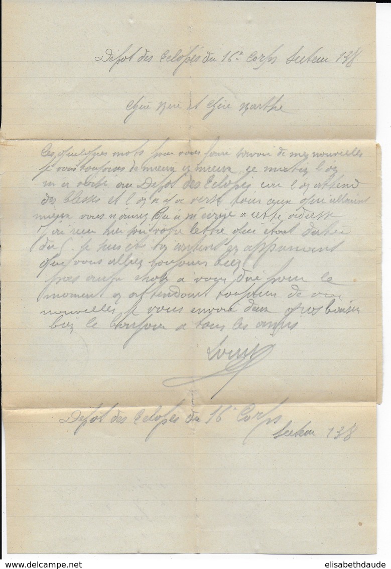 1915 - CARTE TELEGRAMME FM MODELE RARE - Du SP 138 => PRIVAS (ARDECHE) - Lettres & Documents