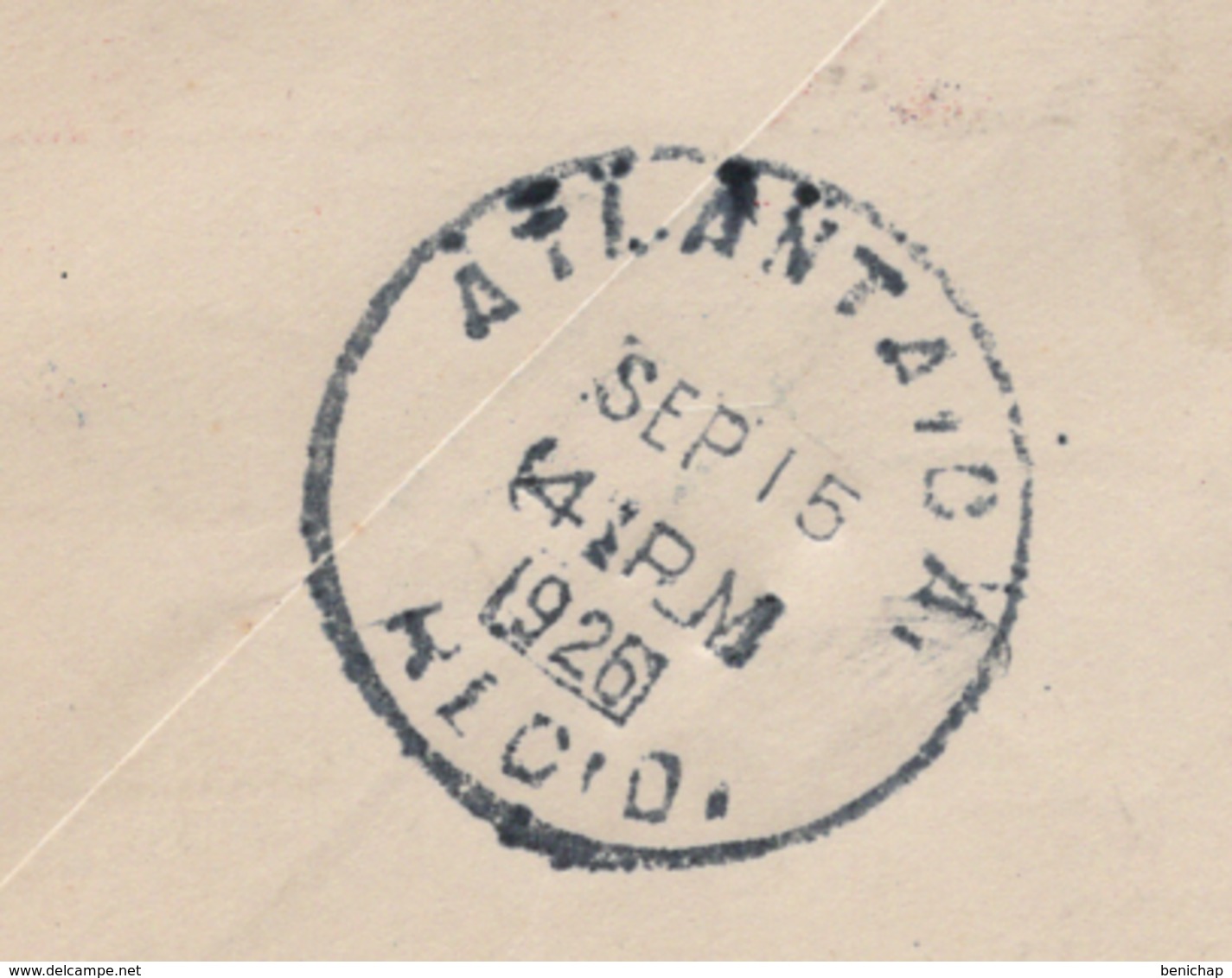 (R67) Scott C7 X Block Of 4 - Number Plate 18248 - Atlanta-Miami Route - C.A.M. 10 -  Fort-Myers - Double Cancel - 1926 - 1c. 1918-1940 Covers