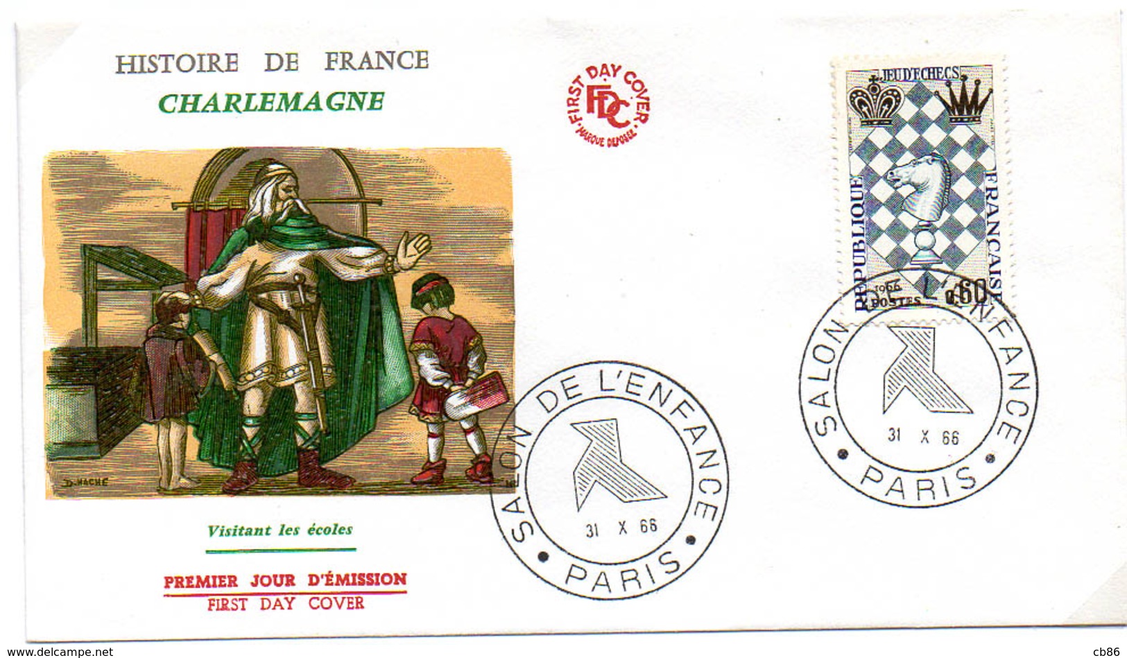 France N° 1480 Y. Et T. Paris Cachet Commémoratif Salon De L'enfance Du 31/10/1966 - 1961-....