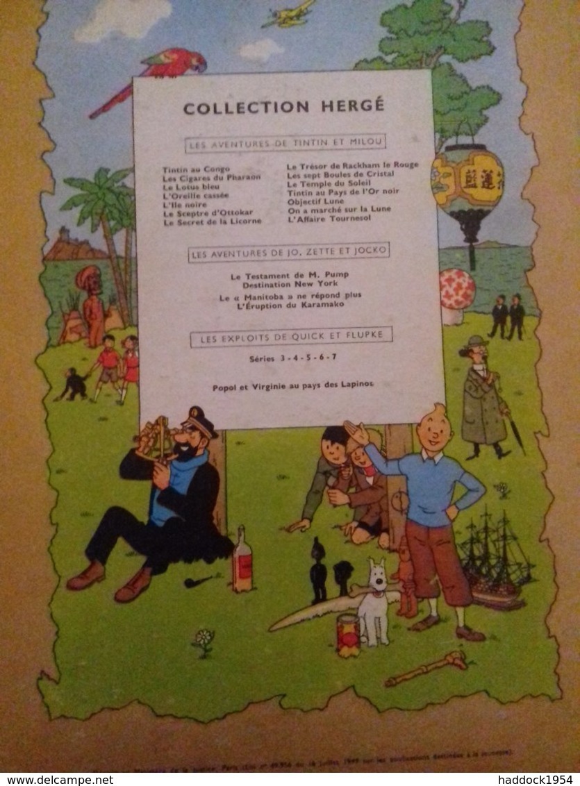 Le Sceptre D'ottokar HERGE Casteman 1956 - Hergé