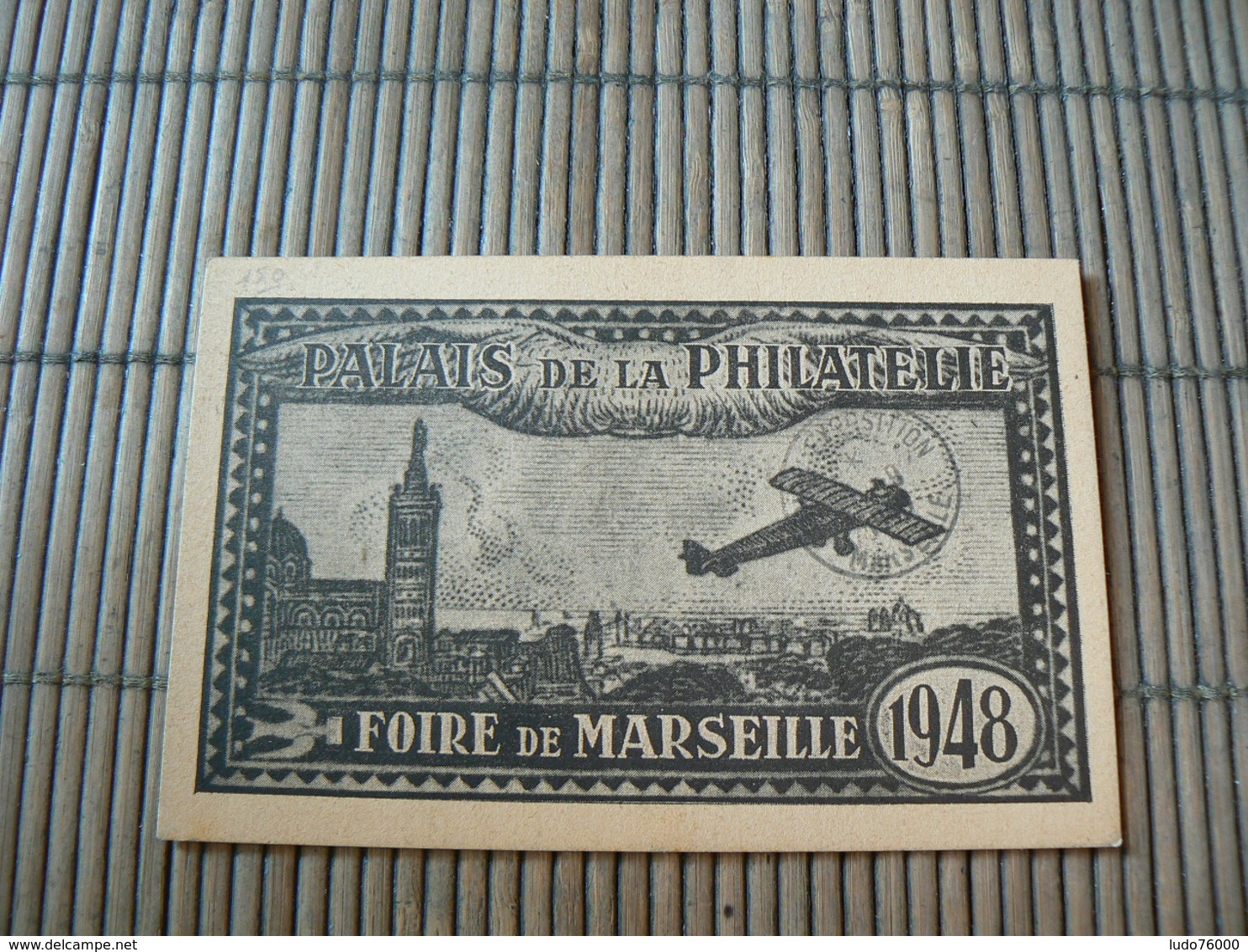 D114/  CARTE FOIRE DE MARSEILLE 1948 / 2 SCANS - Collections