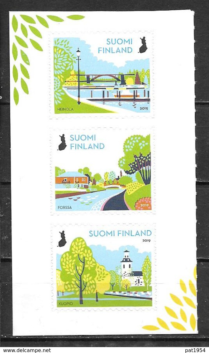 Finlande 2019 Timbres Neufs Parcs Urbains - Unused Stamps