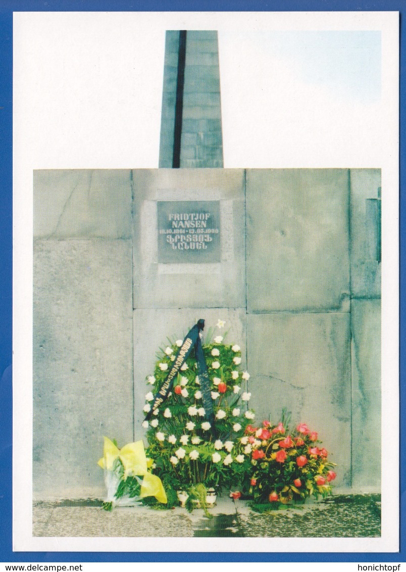 Armenien; Genocide 1915; Fridijof Nansen Memorial At Dzidzernakapert - Armenien