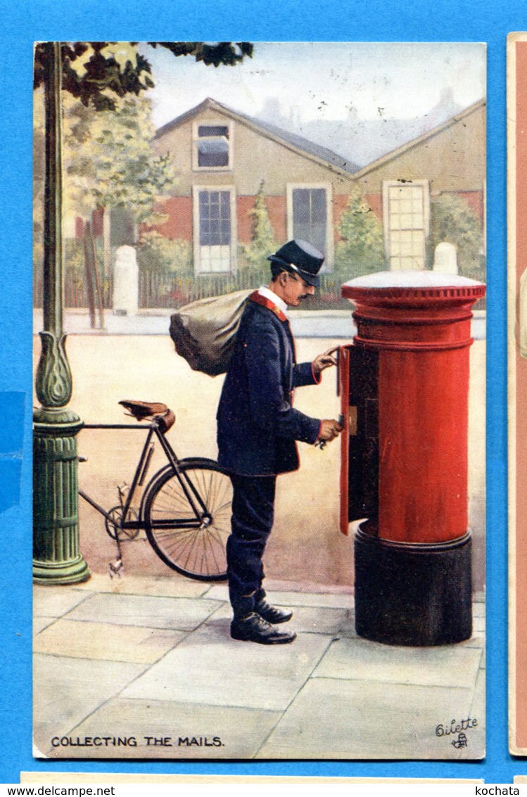 OLI265, Facteur, Factor, Post, Collecting The Mails, Oilette, 9433, Circulée 1910 - Otros & Sin Clasificación