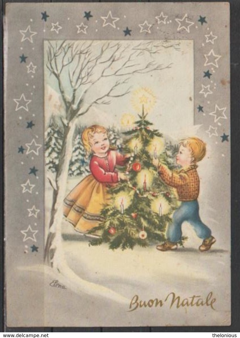 * Cartolina - Buon Natale - Viaggiata 1959 - Altri & Non Classificati