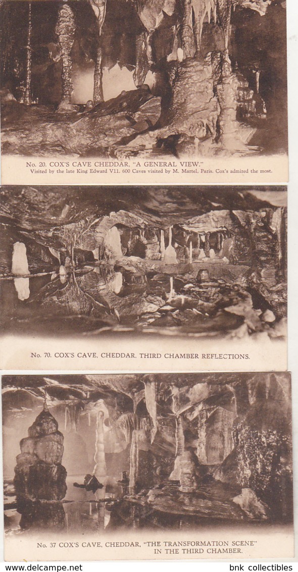 England Old Uncirculated Postcards - Cox`s Cave Cheddar - Cheddar