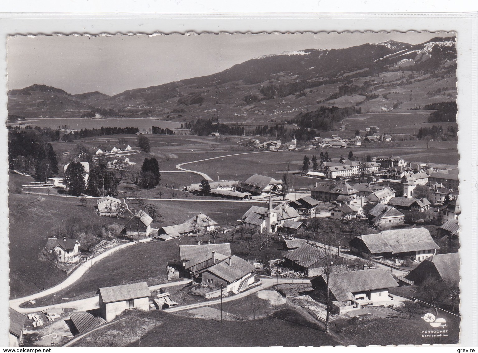 Marsens, Vue Aérienne. - Marsens