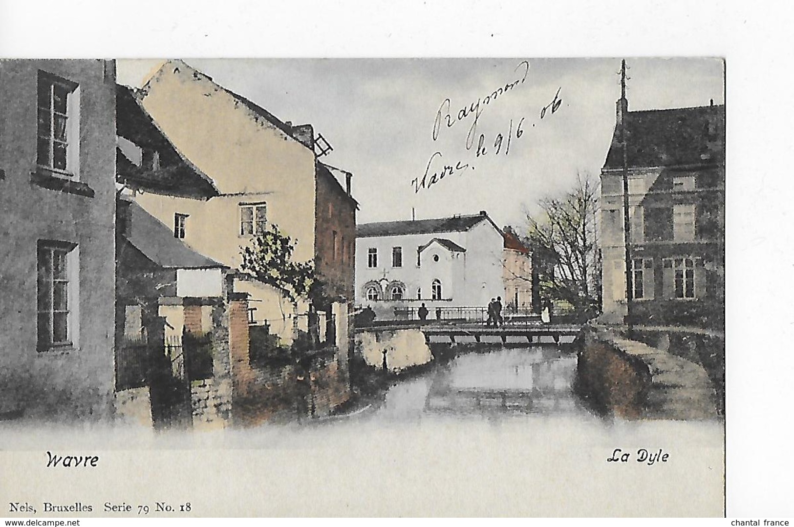 1 Cpa Colorisée De Wavre ; La Dyle Avec Le Pont - Wavre