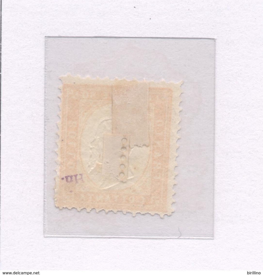 1320 A - Regno D'Italia - 80 C. Giallo Arancio Anno 1862 - Tipo Metraire - Neufs